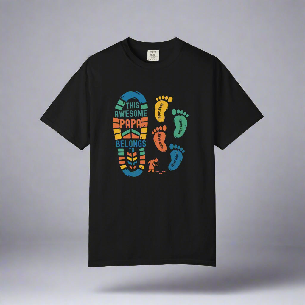 Custom Kids Footprints Names