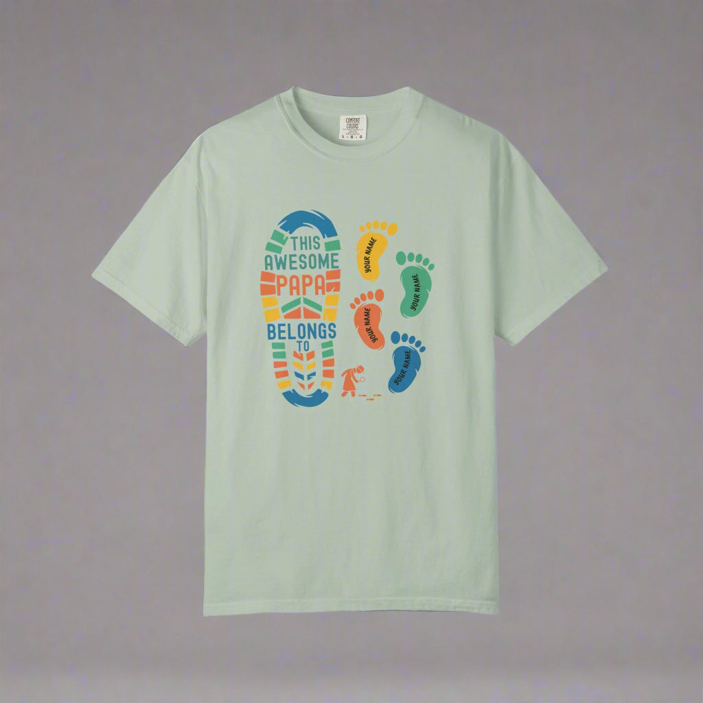 Custom Kids Footprints Names