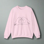 Heartfelt Hands Crewneck Sweatshirt