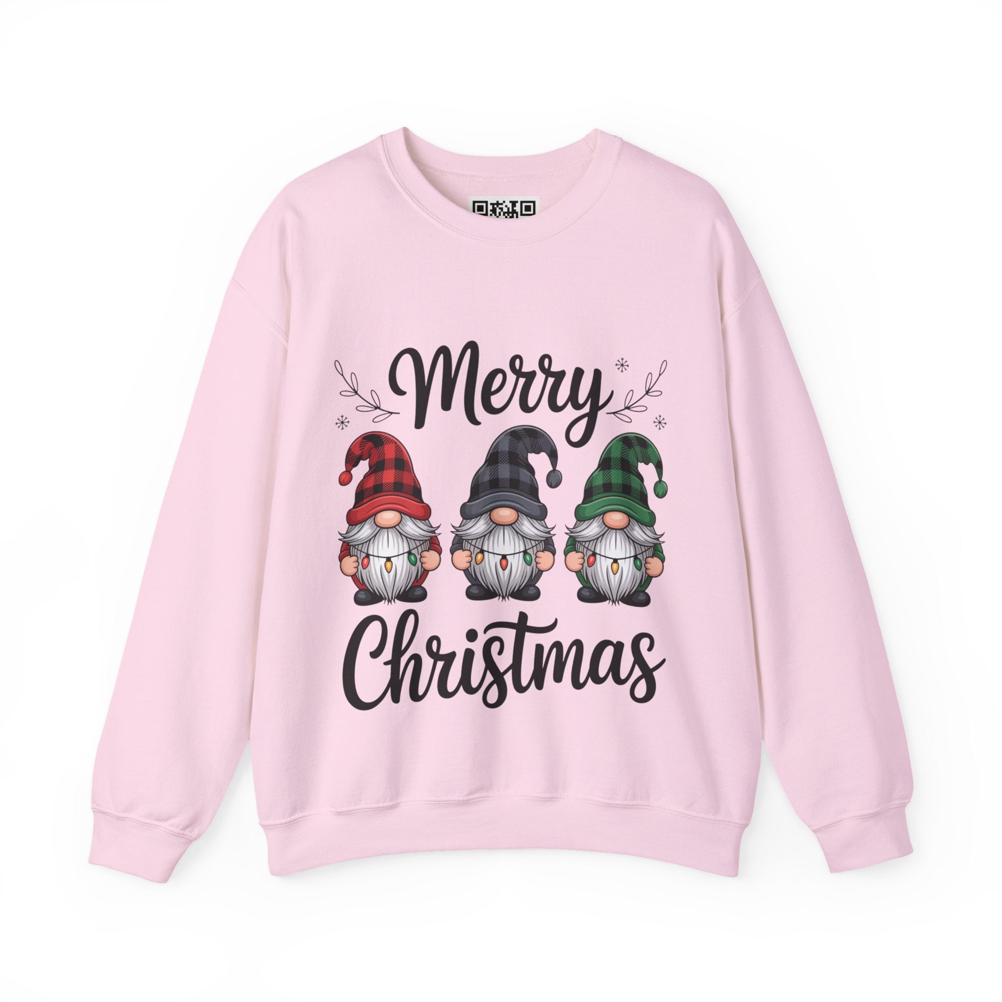 Merry Christmas Gnomes Sweatshirt | Holiday Gnome Trio Crewneck