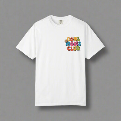 Cool Moms Club T-Shirt – Garment-Dyed Graphic Tee