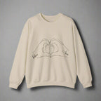 Heartfelt Hands Crewneck Sweatshirt