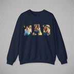Custom Sweatshirt with Family Pictures Inside the Letters