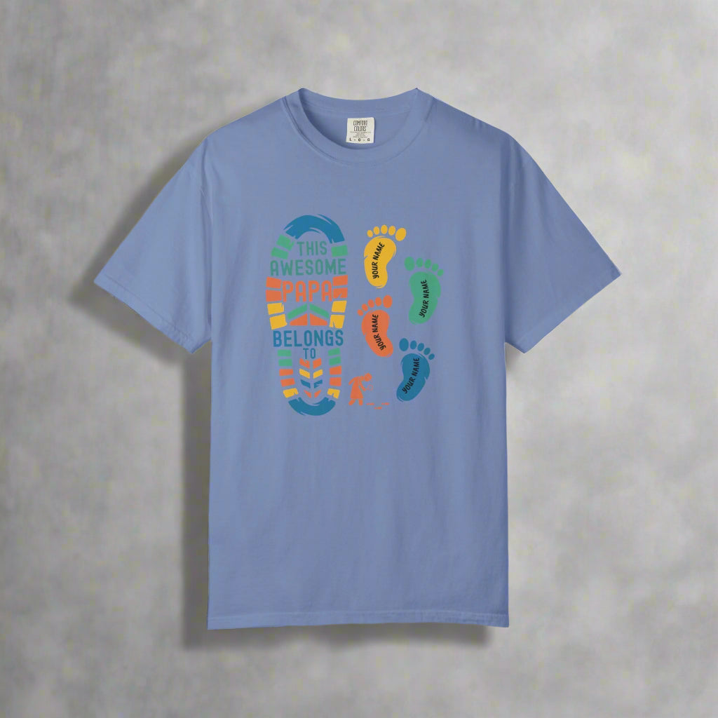 Custom Kids Footprints Names