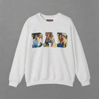 Custom Sweatshirt with Family Pictures Inside the Letters