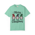 Merry Christmas Trio Gnomes T-shirt | Buffalo Plaid Hats, Holiday Tee