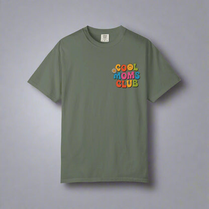 Cool Moms Club T-Shirt – Garment-Dyed Graphic Tee