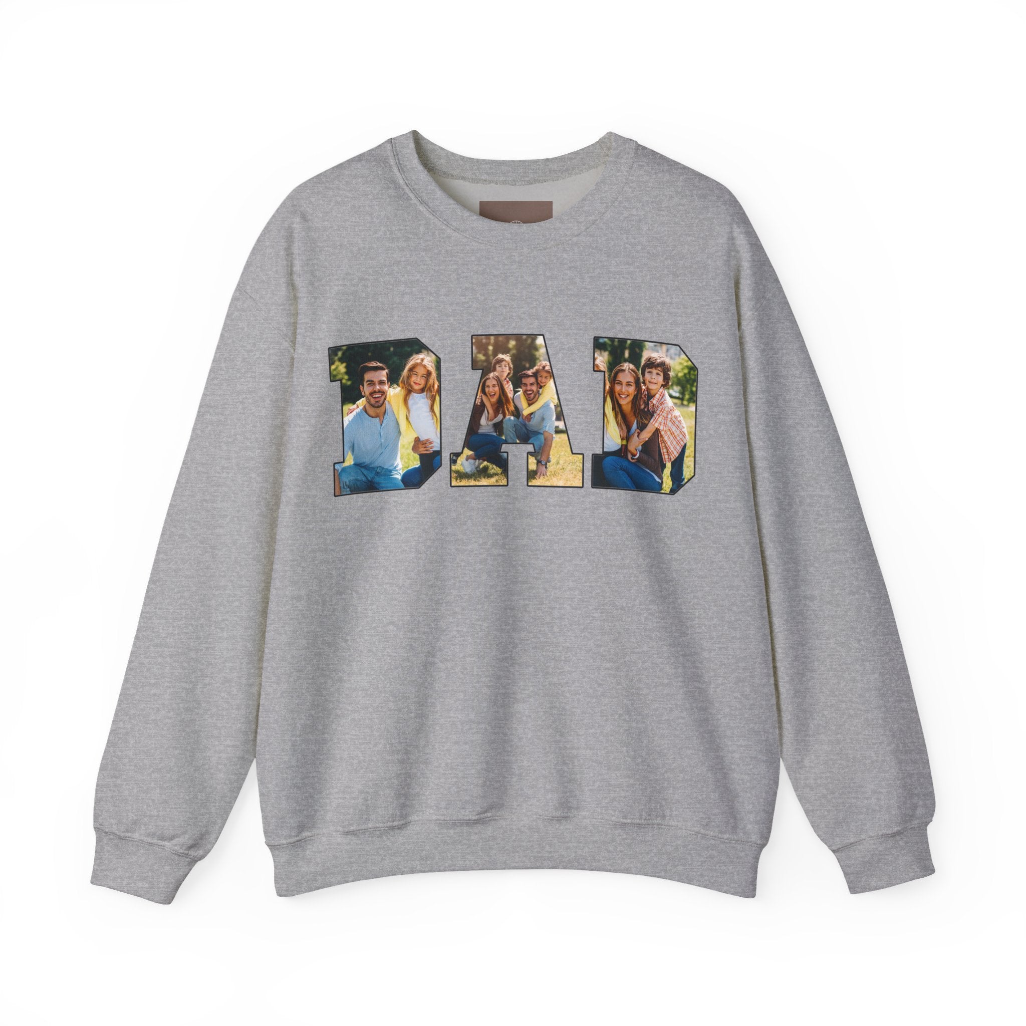 Custom Sweatshirt with Family Pictures Inside the Letters