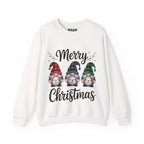 Merry Christmas Gnomes Sweatshirt | Holiday Gnome Trio Crewneck
