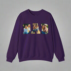 Custom Sweatshirt with Family Pictures Inside the Letters
