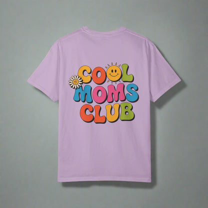 Cool Moms Club T-Shirt – Garment-Dyed Graphic Tee