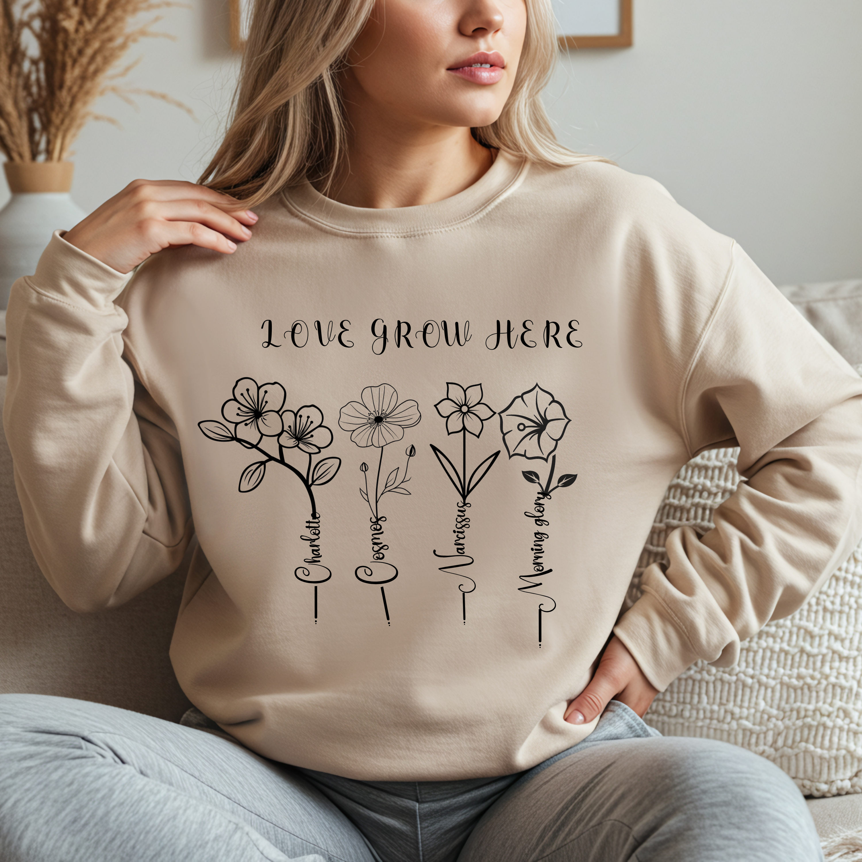 Custom Birth Month Flower