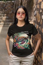 WELCOME TO (Your Place)” Custom Tropical Turtle