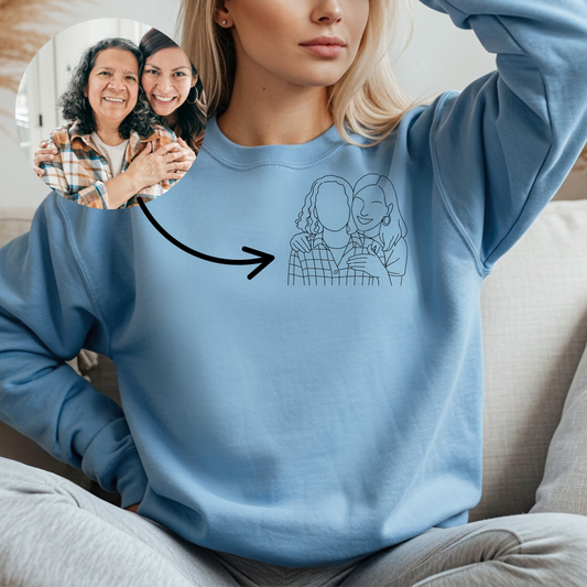 Custom Photo Unisex Crewneck Sweatshirt