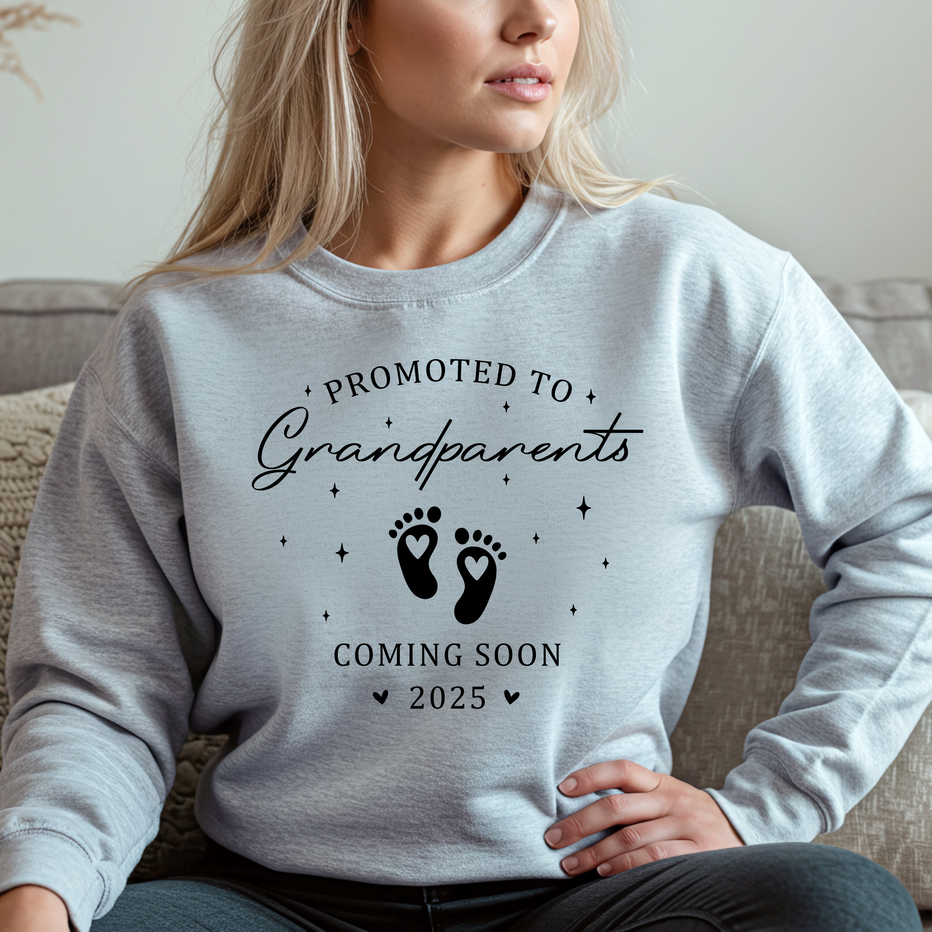 Promoted to Grandparents Sweatshirt