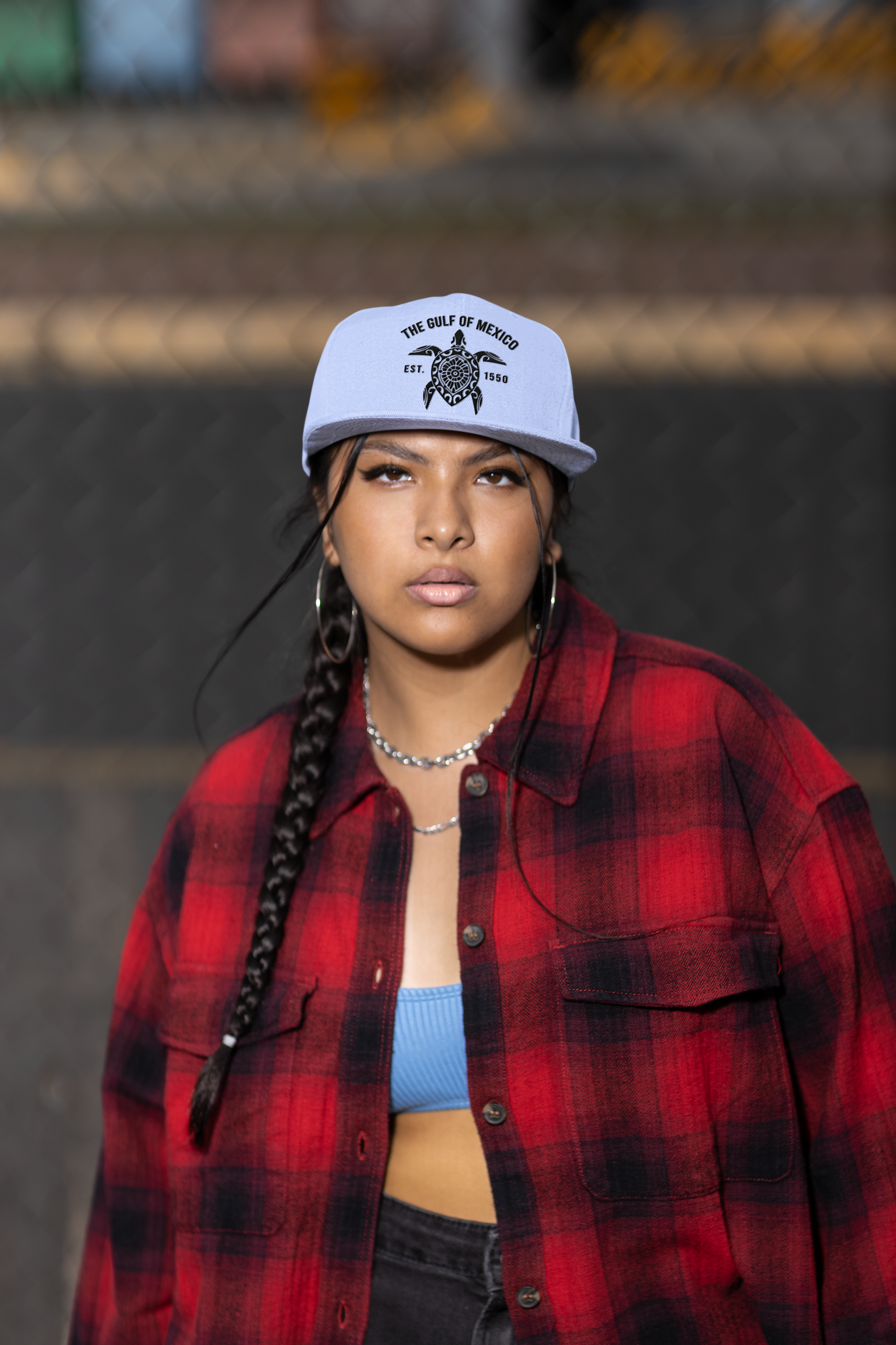 Flat Bill Snapback Hat 1001